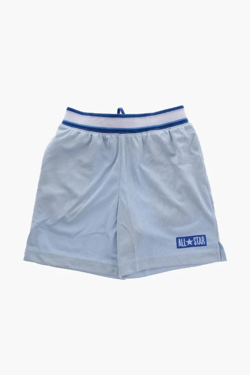 ALL STAR Shorts in Tessuto Traforato con 2 Tasche>Converse KIDS Sale