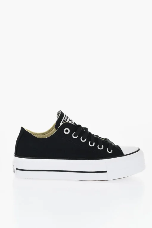ALL STAR Sneakers Basse CTAS LIFT in Tessuto con Suola 3cm>Converse Online