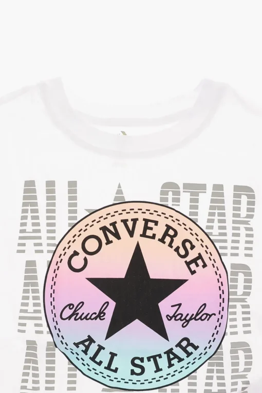 ALL STAR t-shirt con Stampa Logo e con ruches>Converse KIDS Hot