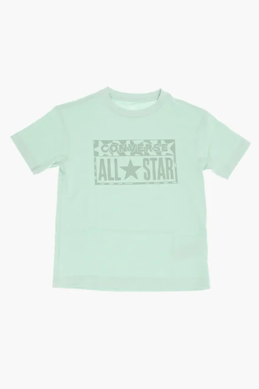 Online ALL STAR T-Shirt Girocollo Loose Fit con Logo Stampato Bambino Abbigliamento
