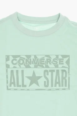 Online ALL STAR T-Shirt Girocollo Loose Fit con Logo Stampato Bambino Abbigliamento