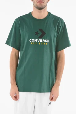 Fashion ALL STAR T-shirt Girocollo Con Stampa Logo Frontale Uomo T-Shirt