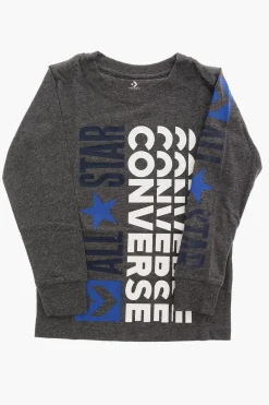 ALL STAR T-shirt Manica Lunga con Stampa Logo>Converse KIDS Discount