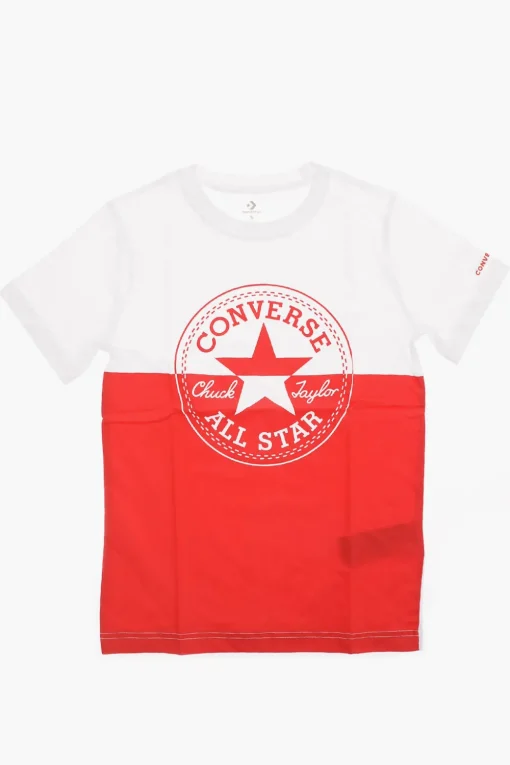 ALL STAR T-shirt Stampa Logo Bicolore>Converse KIDS Outlet