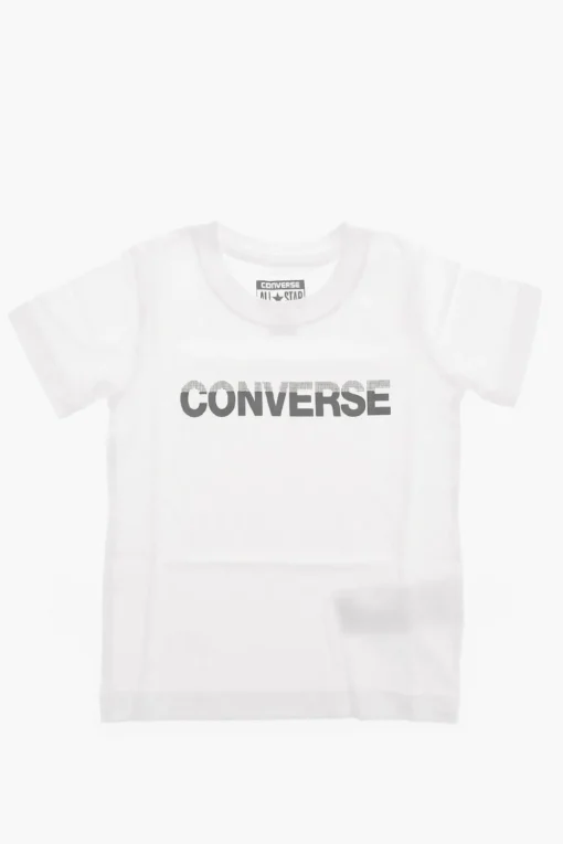 Discount ALL STAR T-shirt Stampa Logo in Jersey Bambino Abbigliamento