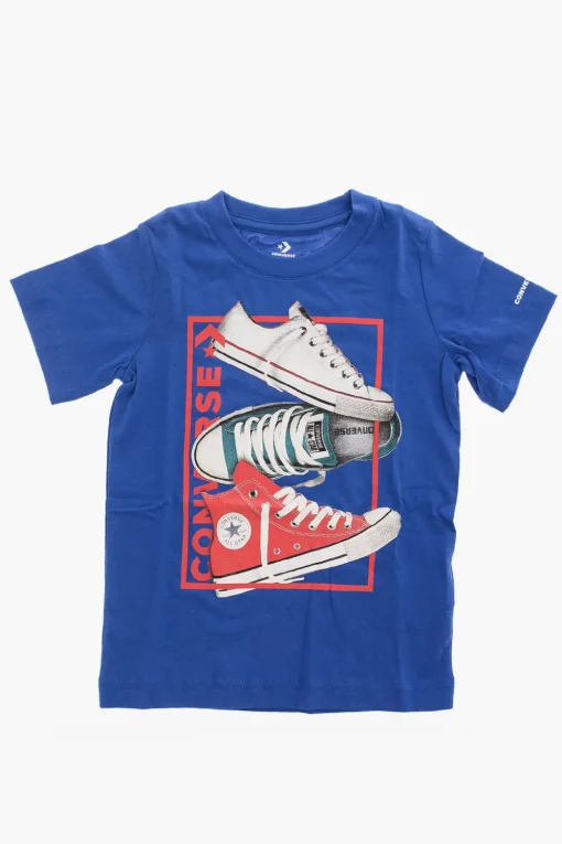 ALL STAR T-shirt Stampa Logo in Jersey>Converse KIDS Clearance