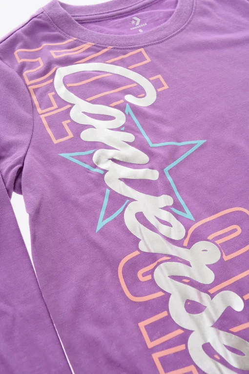 Sale ALL STAR T-shirt Stampata a Manica Lunga Abbigliamento