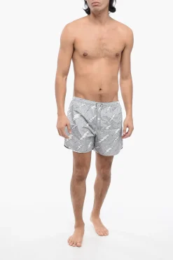 ALL-OVER RAIN BOLTS SWIM SHORTS></noscript>Neil Barrett Hot