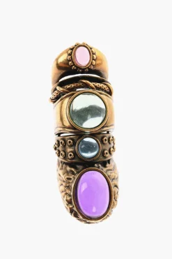Anello Armor in Ottone con Cristalli>Dsquared2 Sale