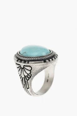 Sale Anello Chevalier NATIVE in Argento con Pietra Centrale Donna Gioielli
