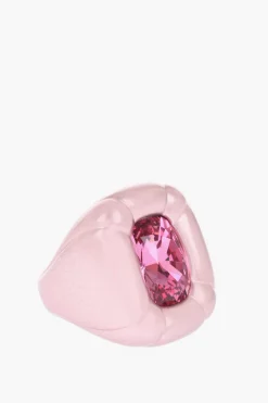 Anello da Cocktail DULCIS in Metallo Iridescente con Cristallo Taglio Cushion></noscript>Swarovski Fashion