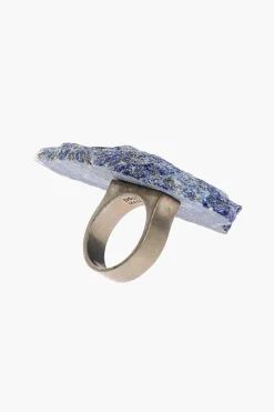 Anello in Metallo con Pietra Lapislazzuli>Dsquared2 Clearance