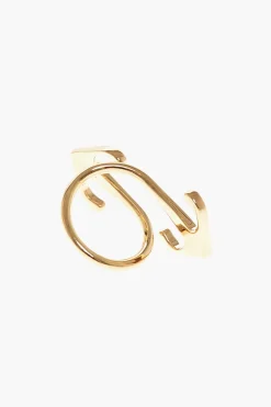 Clearance Anello MONO ARROW in Ottone Effetto Dorato Donna Gioielli