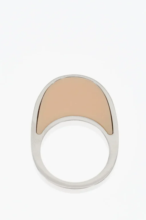 Sale Anello SWIPE in Metallo con Dettaglio Smaltato Donna Gioielli