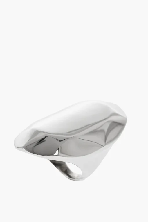 Sale Anello Thumb in Ottone Effetto Argentato Donna Gioielli