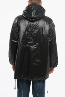 Best Anorak Imbottito con Cappuccio e Coulisse sul Fondo Uomo Giubbotti