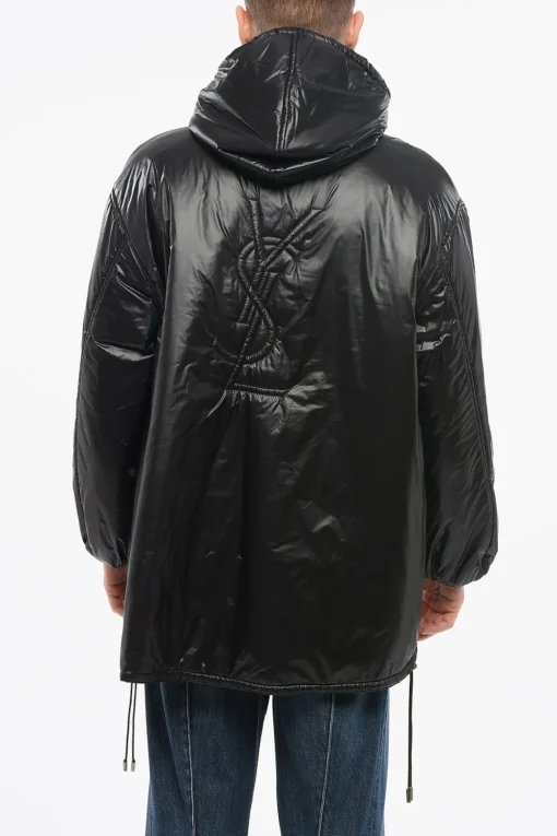 Best Anorak Imbottito con Cappuccio e Coulisse sul Fondo Uomo Giubbotti