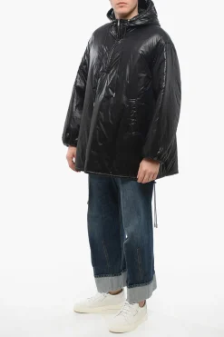 Best Anorak Imbottito con Cappuccio e Coulisse sul Fondo Uomo Giubbotti