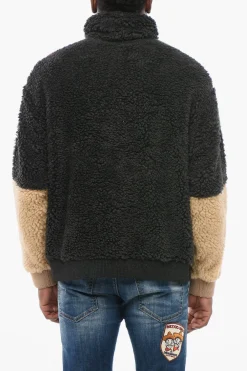 Anorak Sherpa RAIN PATCH con Dettagli in Nylon>Dsquared2 Fashion