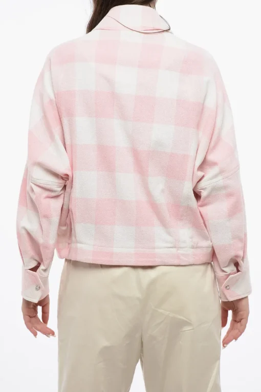 Discount ARCHIVE Overshirt TIMBER SUMMER a Quadri Buffalo con Zip Frontale Donna Giubbotti