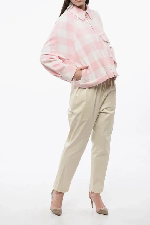 Discount ARCHIVE Overshirt TIMBER SUMMER a Quadri Buffalo con Zip Frontale Donna Giubbotti