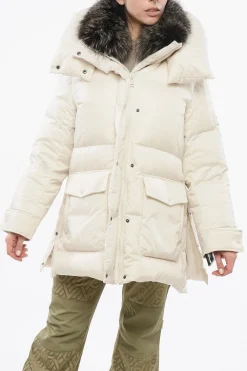 ARMY Piumino Trapuntato con Pelliccia>Yves Salomon Discount