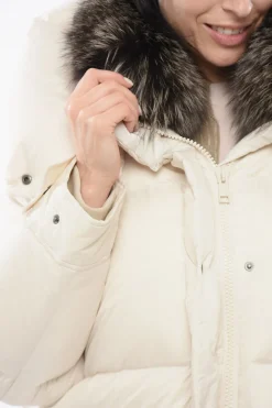 ARMY Piumino Trapuntato con Pelliccia></noscript>Yves Salomon Discount