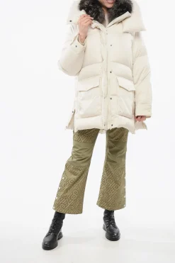 ARMY Piumino Trapuntato con Pelliccia></noscript>Yves Salomon Discount