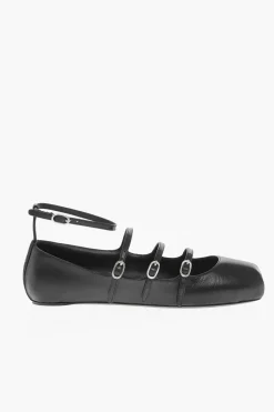 Ballerine in Pelle con Cinturini></noscript>Alexander McQueen Outlet