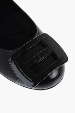 Ballerine in Pelle con Maxi Placca></noscript>Hogan Discount