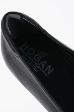 Ballerine in Pelle con Maxi Placca></noscript>Hogan Discount