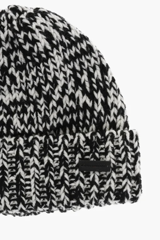 New Beanie Bicolore in Lana Uomo Cappelli