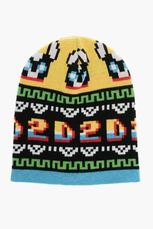 Beanie GAMING in Misto Lana a Fantasia>Dsquared2 Sale