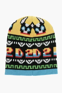 Outlet Beanie GAMING in Misto Lana a Fantasia Uomo Cappelli