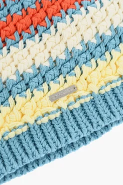 Outlet Beanie In Cotone Intrecciato Uomo Cappelli