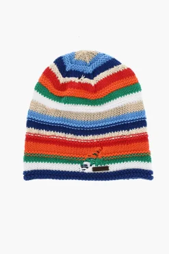 Best Beanie In Lino e Cotone Multicolore Uomo Cappelli