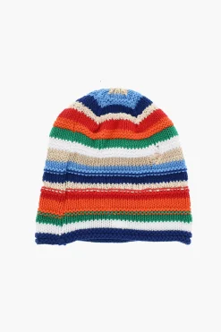 Best Beanie In Lino e Cotone Multicolore Uomo Cappelli