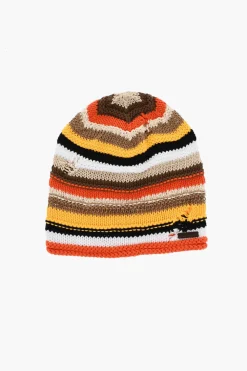 Clearance Beanie In Lino e Cotone Multicolore Uomo Cappelli