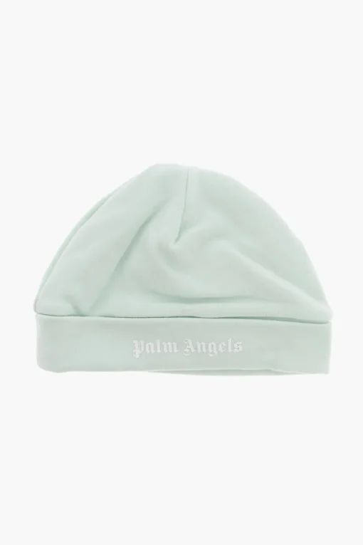 Discount Beanie in Tinta Unita con Logo Stampato Bambino Accessori