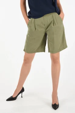 Online Bermuda con Elastico in Vita Donna Pantaloni