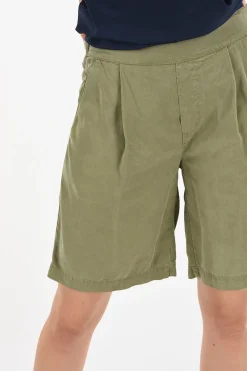 Online Bermuda con Elastico in Vita Donna Pantaloni