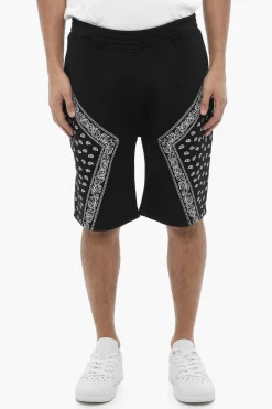 Best Bermuda MODERNIST in Neoprene con Dettagli Motivo Bandana Uomo Pantaloni