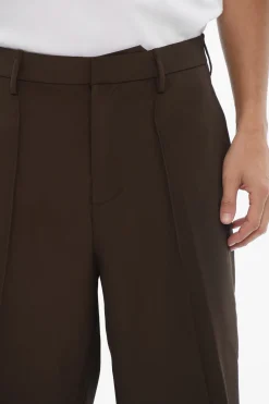 Hot Bermuda Straight Fit a Tinta Unita Uomo Pantaloni