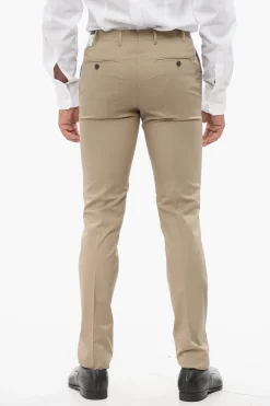 BI ELASTIC Pantaloni 4 Tasche in Misto Cotone>Corneliani Best