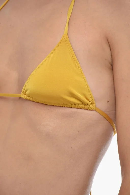 Bikini A Triangolo a Tinta unita e Taglio Alto>Elisabetta Sammarco Discount