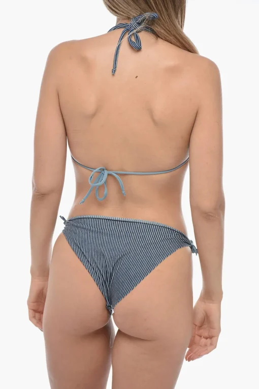 Bikini a Triangolo a Righe>Isole&Vulcani Sale