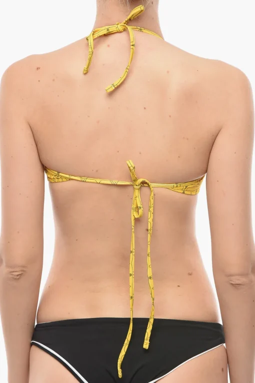 Bikini Bra con Stampa Iconica Stampata All Over>Karl Lagerfeld Sale
