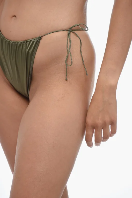 Bikini Tie-Side in Satin a Tinta Unita>Oseree Clearance