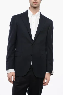 Best Blazer 2 Bottoni ACADEMY in Pura Lana Vergine Uomo Giacche