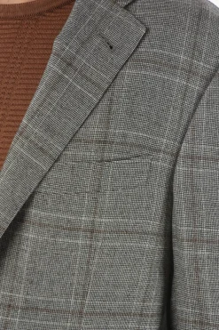 Sale Blazer 2 Bottoni GATE con Motivo Tartan Uomo Giacche